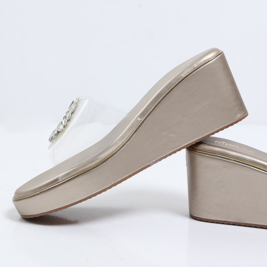 Chandni Bloom Wedges