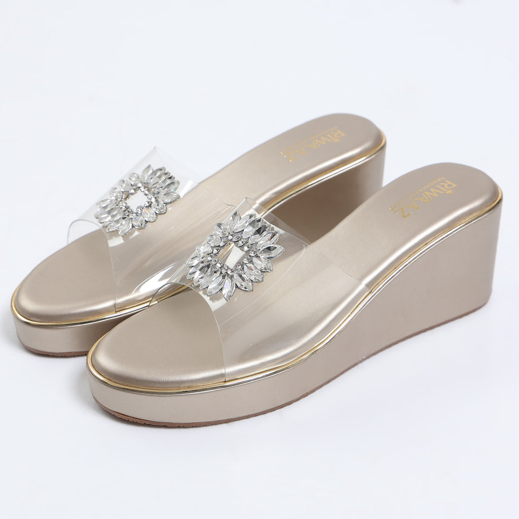 Chandni Bloom Wedges
