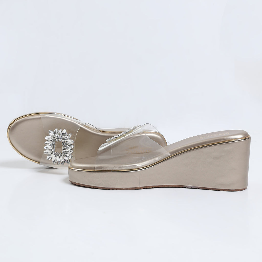 Chandni Bloom Wedges