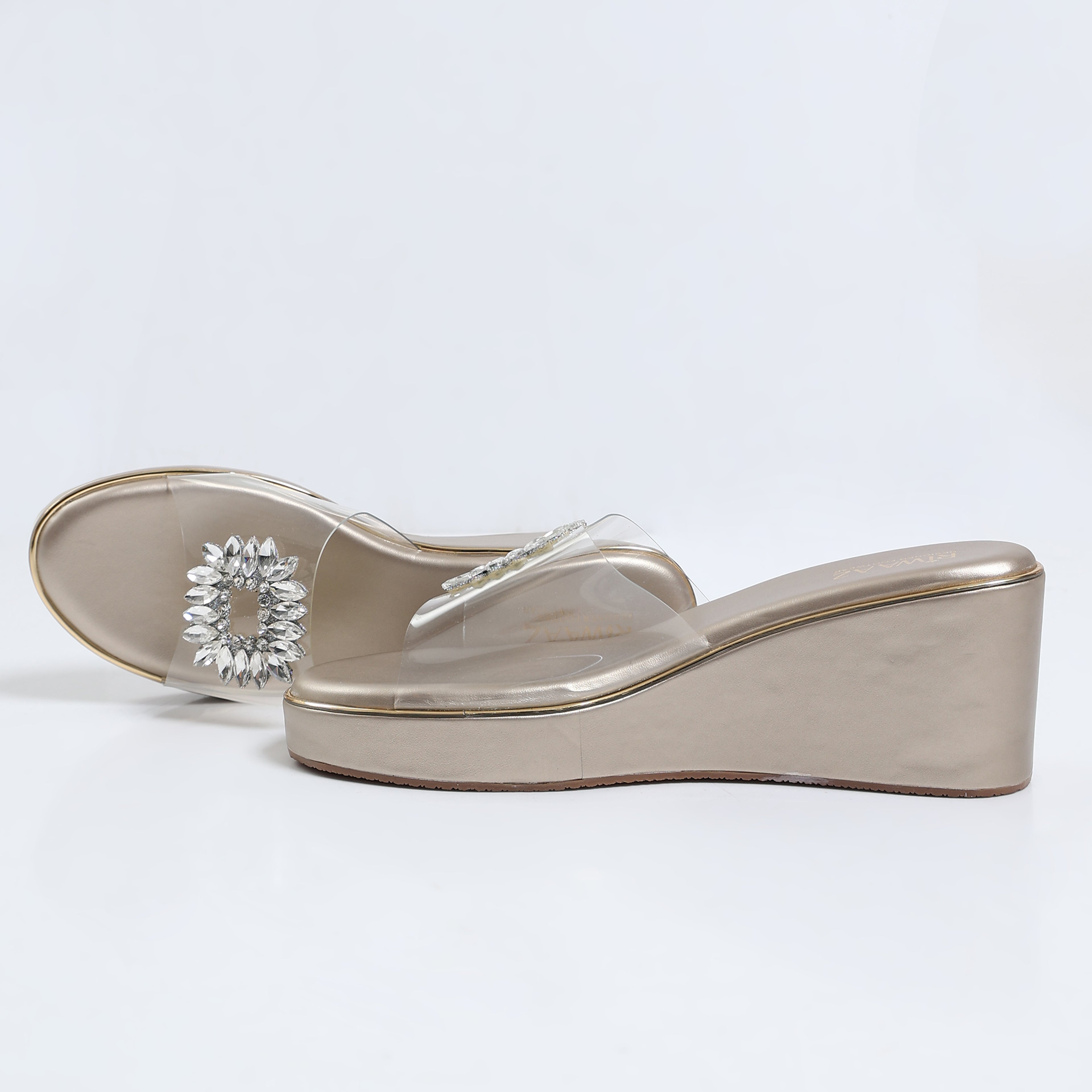 Chandni Bloom Wedges
