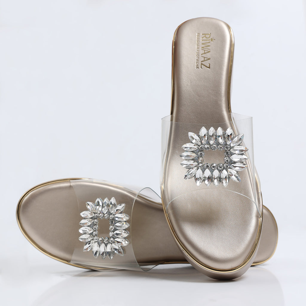 Chandni Bloom Wedges