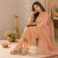 Zari Embroidered Pearl & Sequin Bridal Wedge Heels – Noor by Riwaaz
