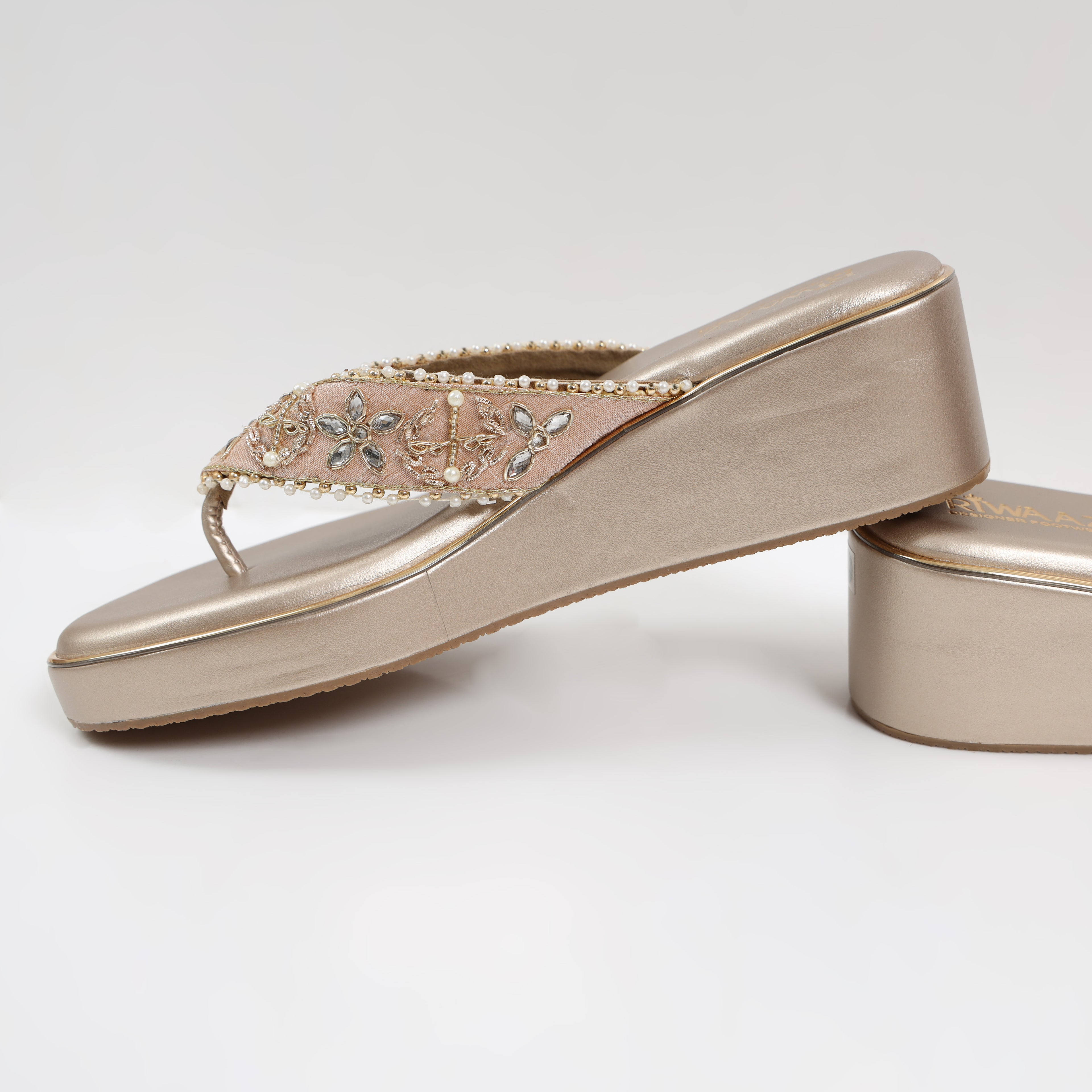 Payal Pearl Wedges