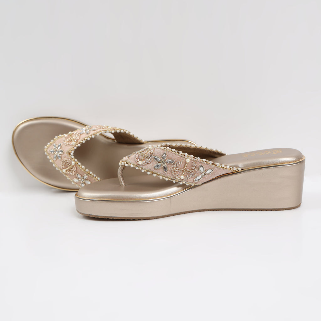 Payal Pearl Wedges