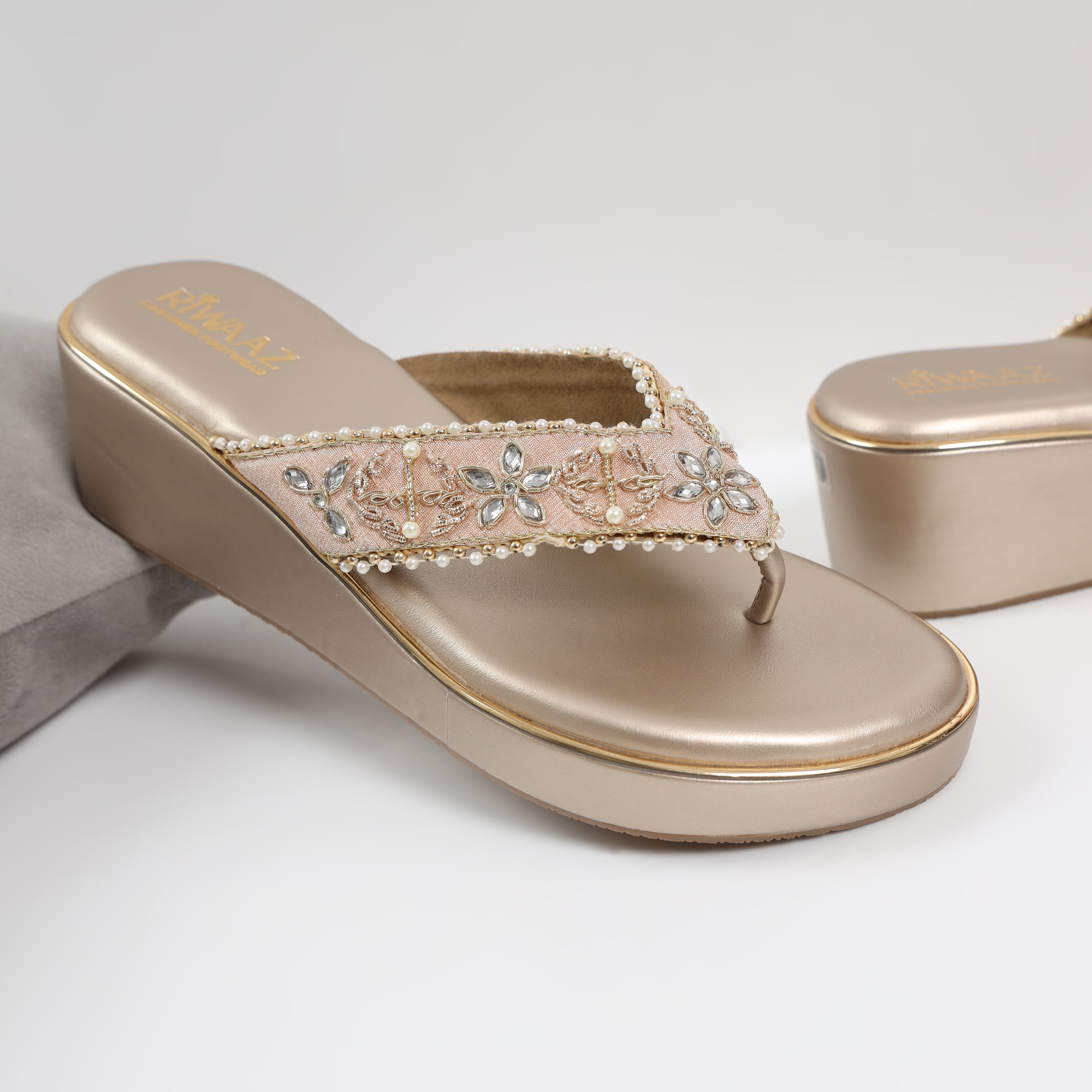 Payal Pearl Wedges