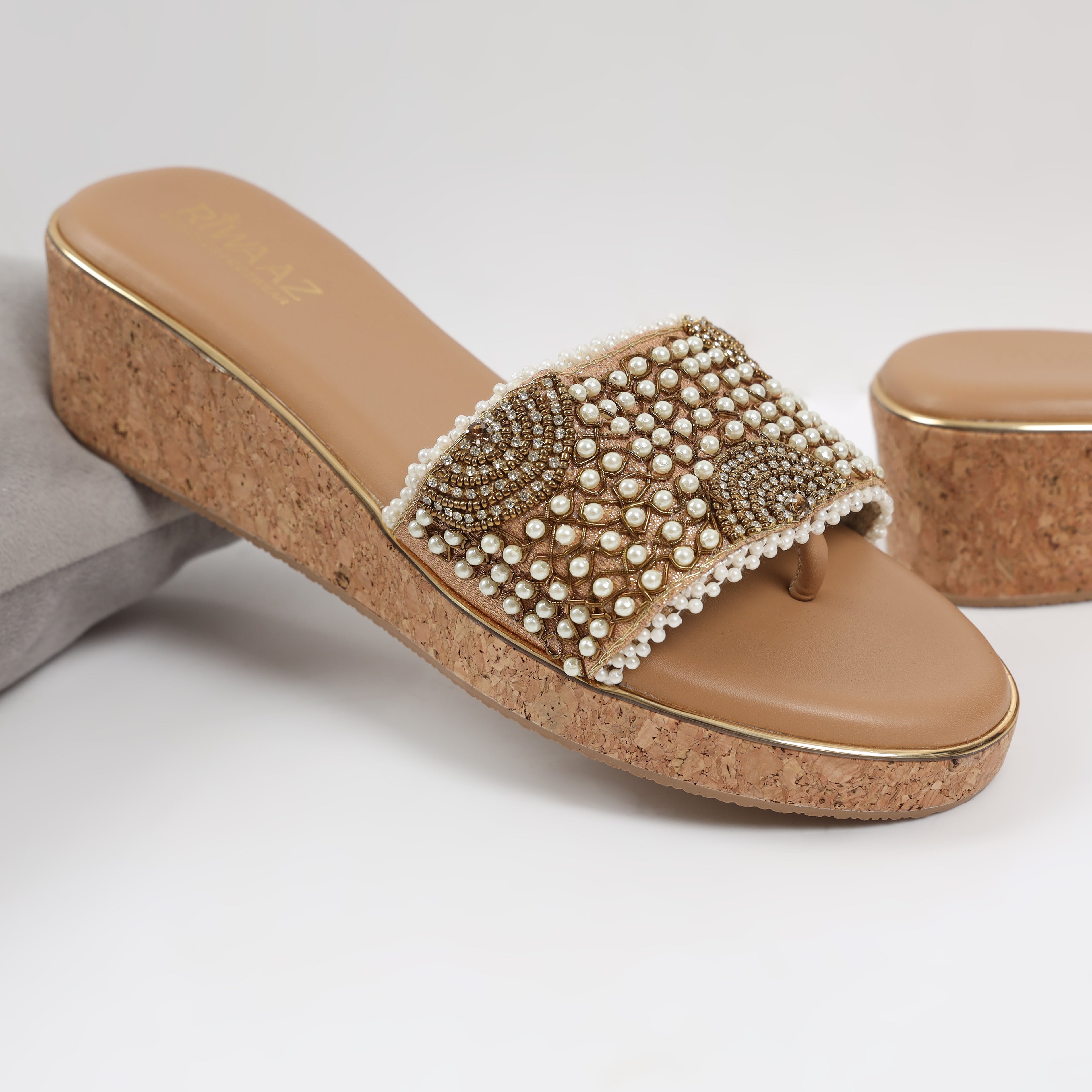 Payal Pearl Wedges