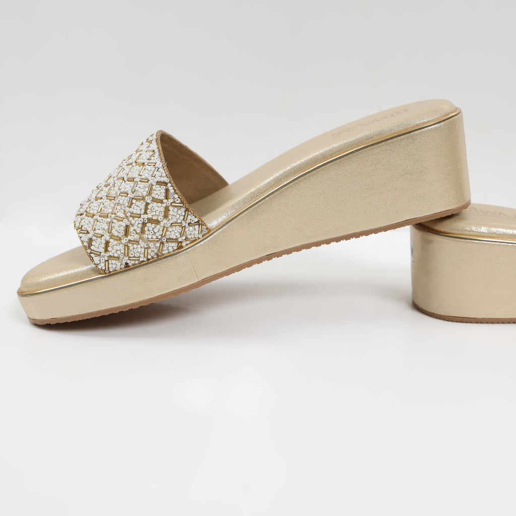 Payal Pearl Wedges