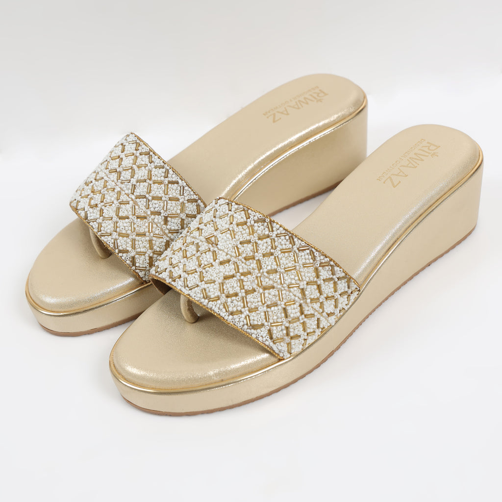 Payal Pearl Wedges