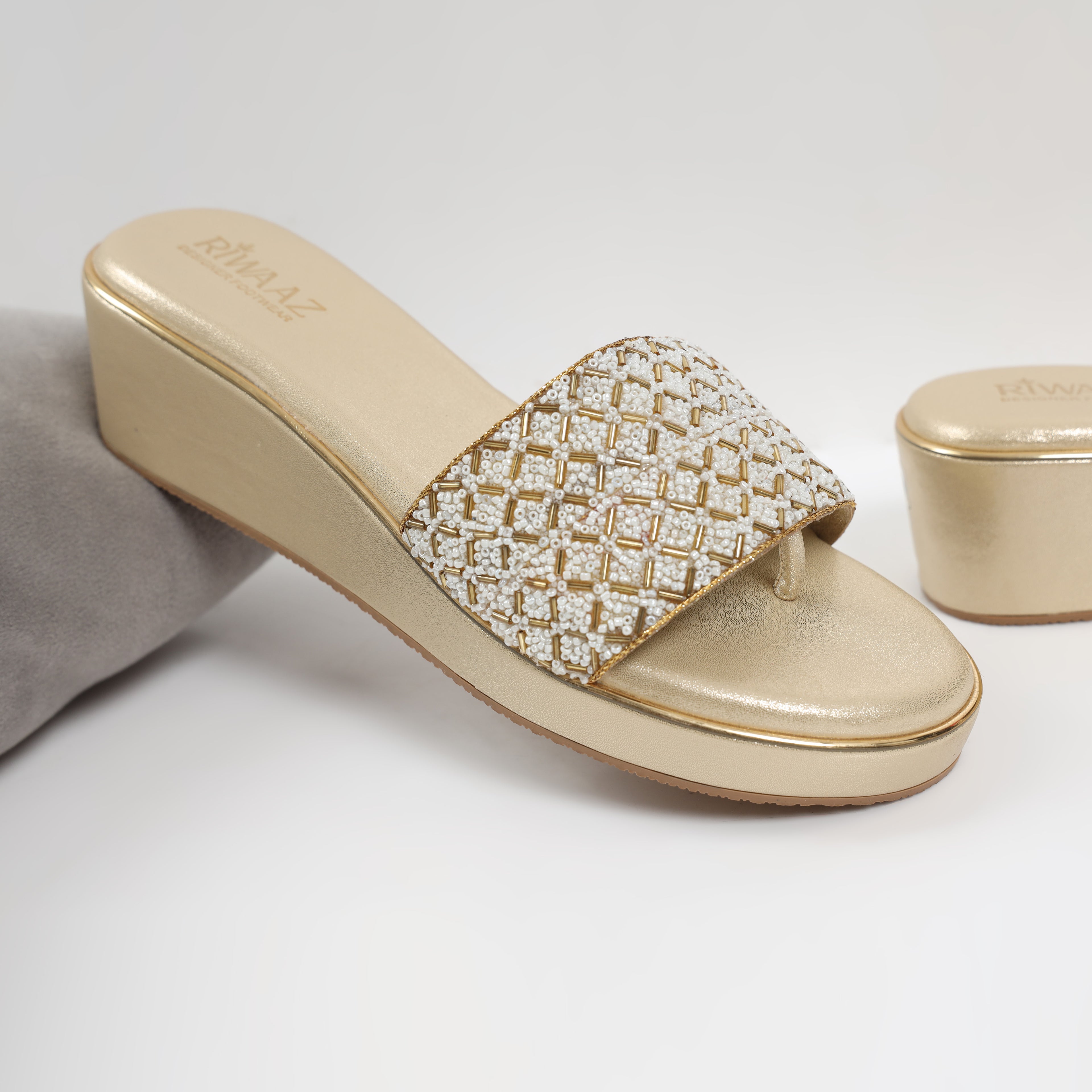 Payal Pearl Wedges