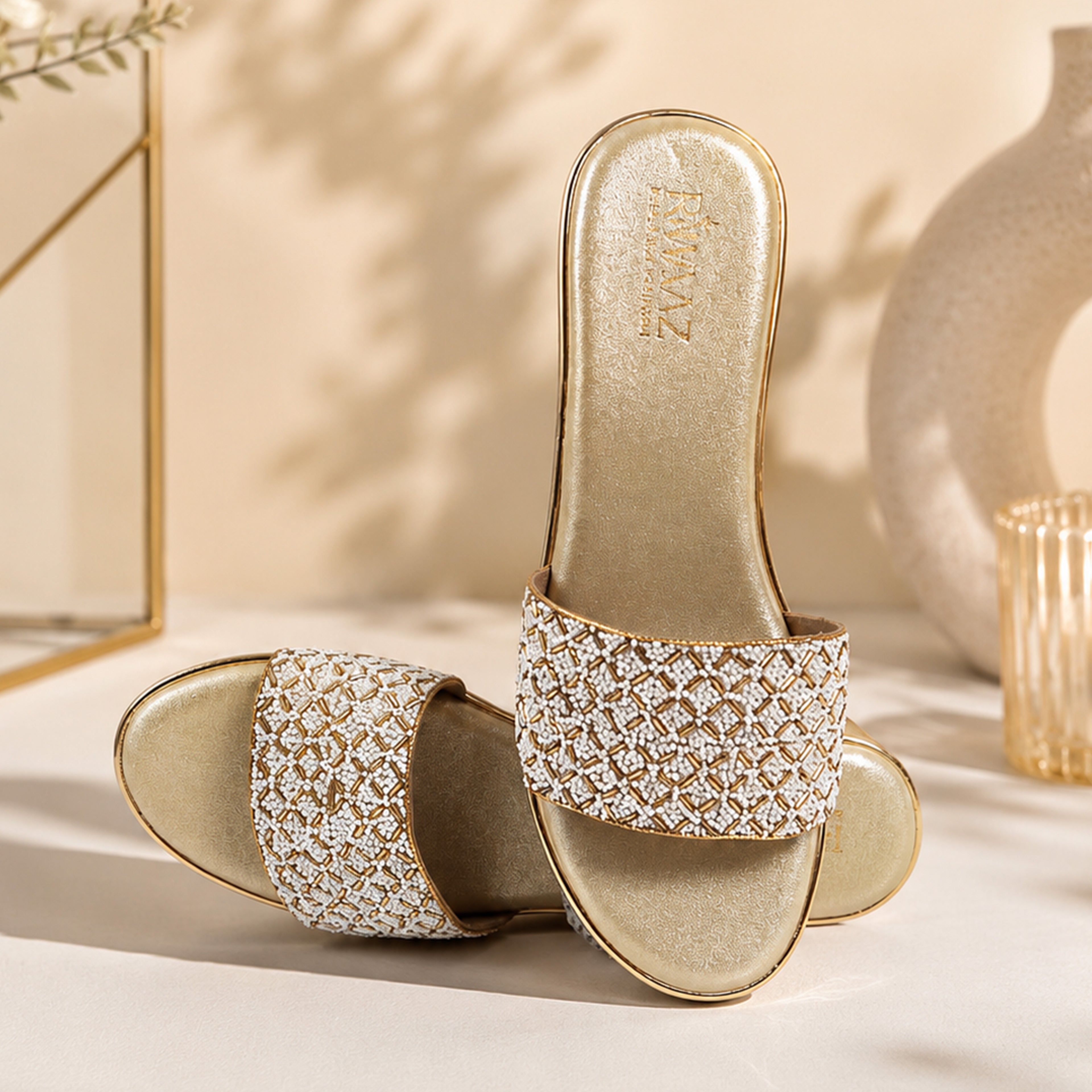 Payal Pearl Wedges