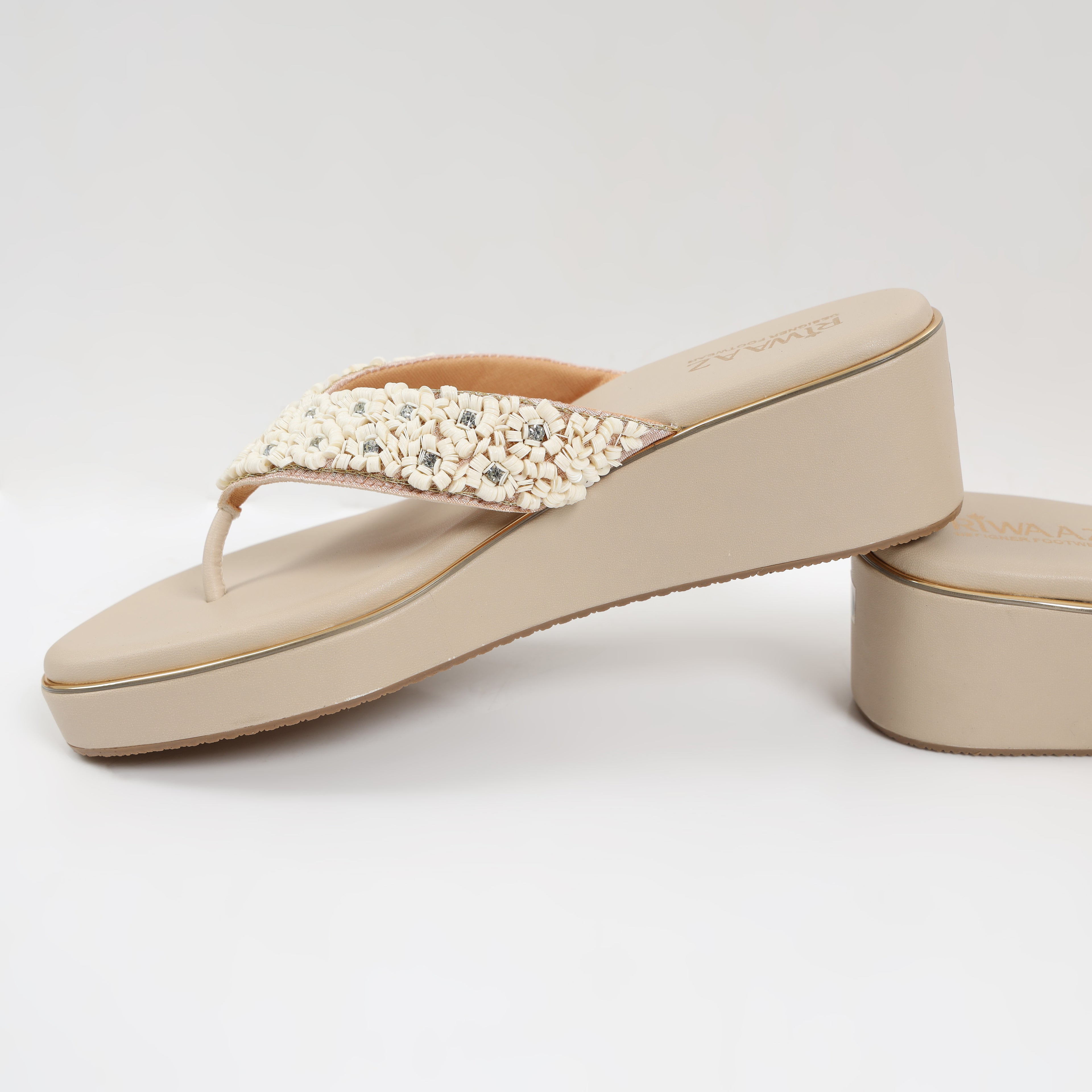 Payal Pearl Wedges