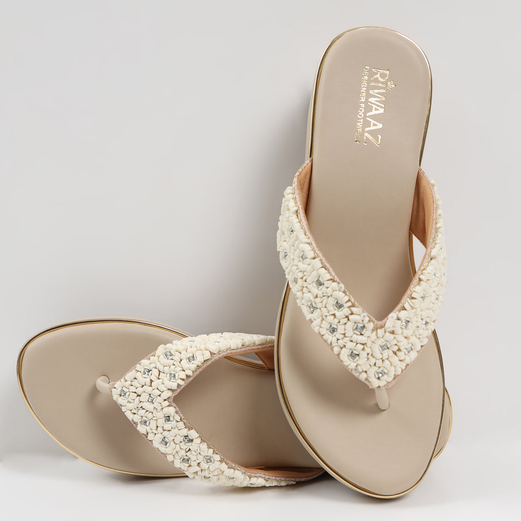 Payal Pearl Wedges