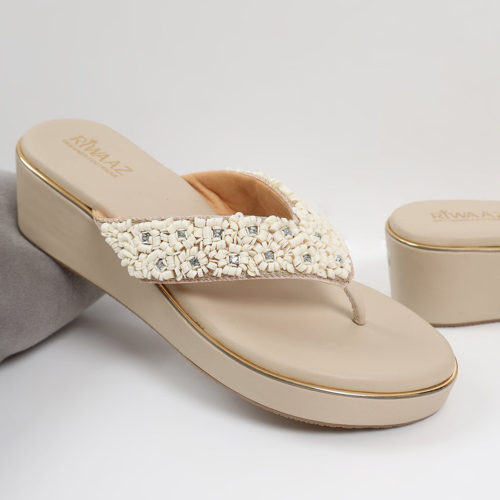 Payal Pearl Wedges