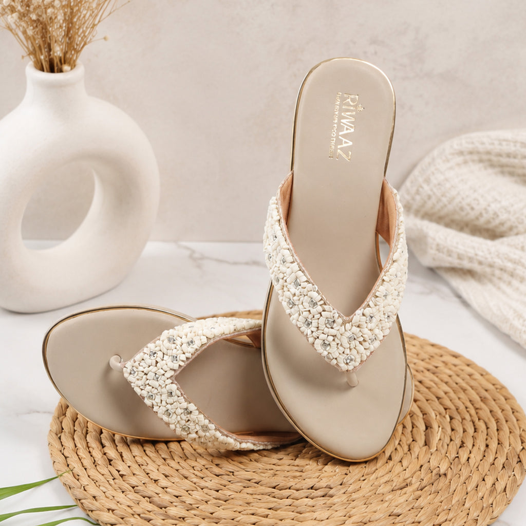 Payal Pearl Wedges