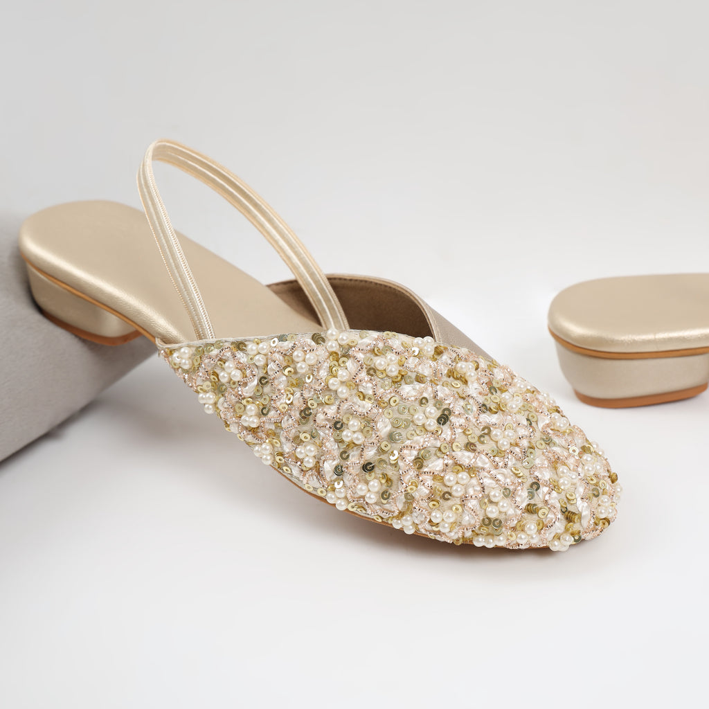 Noor-e-Gul Flat mules